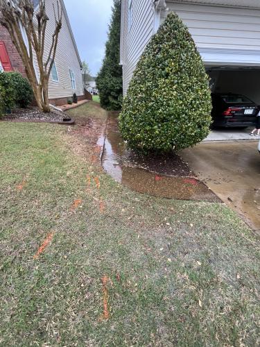 Drainage Correction and Paver Walkway Installation in Spartanburg, SC Thumbnail