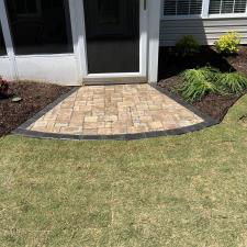 02 drainage correction paver walkway installation