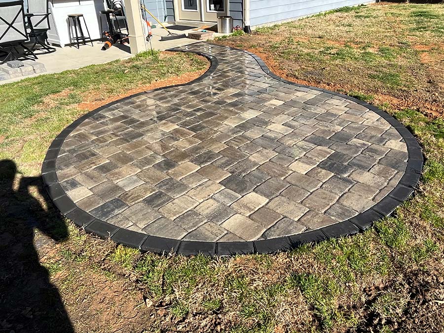 Paver Patio Design and Installation for Outdoor Firepit Thumbnail