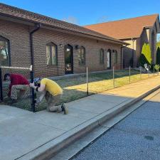 Retaining wall and artificial grass installation in spartanburg sc