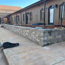 Retaining wall and artificial grass installation in spartanburg sc