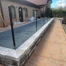 Retaining wall and artificial grass installation in spartanburg sc